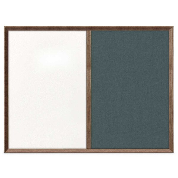 Enclosed Corkboard, 1 Door, 72"x36", 4" Fra, UV3425-BRONZE-CLOUD